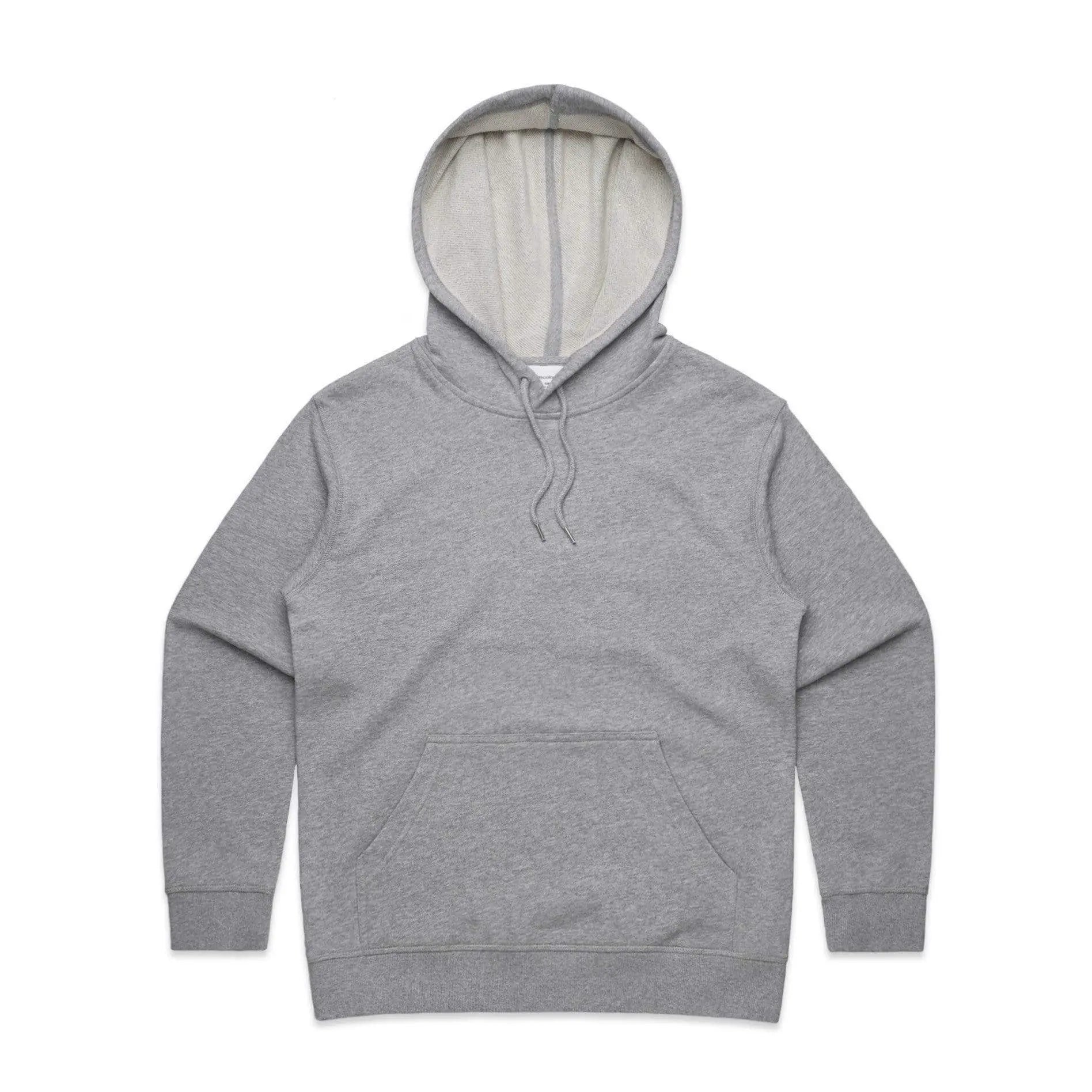 As Colour Women's premium hoodie 4120 Casual Wear As Colour GREY MARLE XSM
